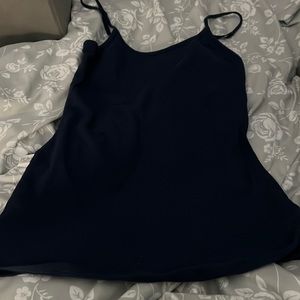 I’m selling this cute old navy dark navy blue tank top and black tank top